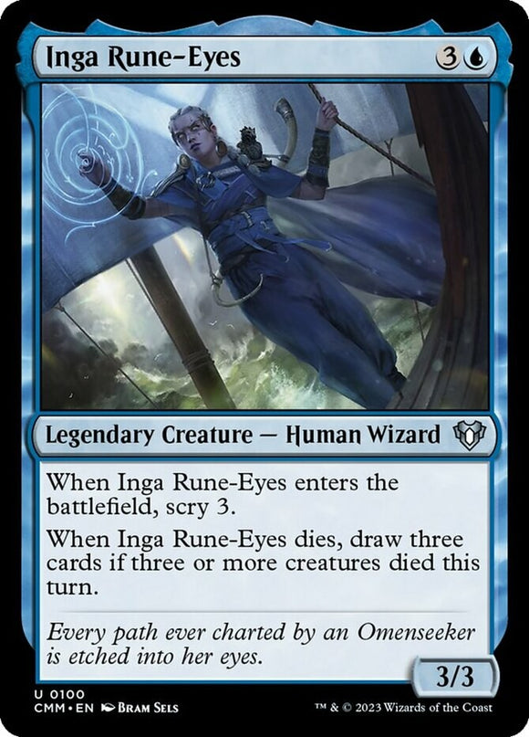 Inga Rune-Eyes - Commander Masters - English - NM - MTG