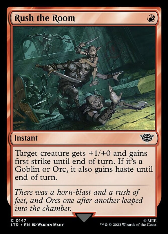 Rush the Room - Lord of the Rings - English - NM - MTG