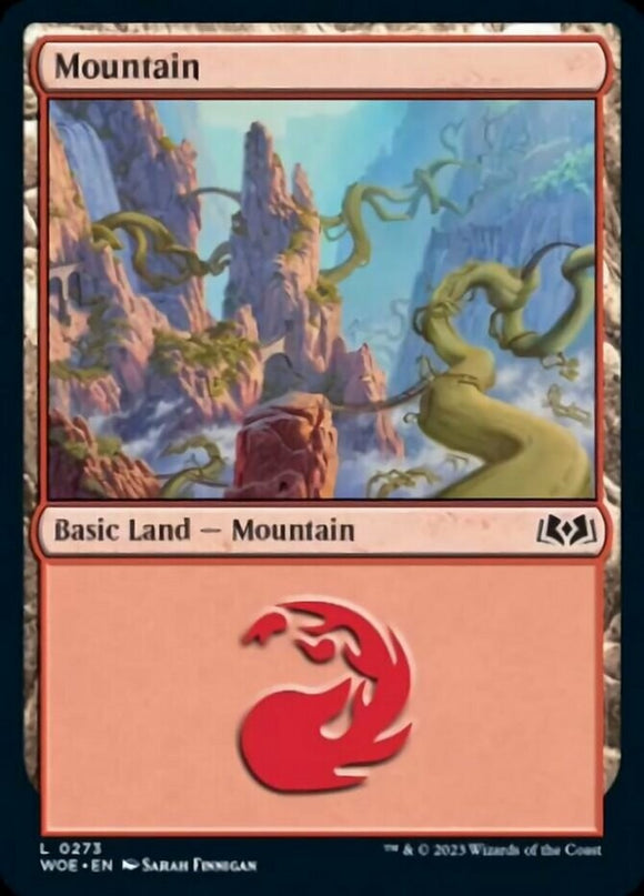 Mountain (0273) - Wilds of Eldraine - English - NM - MTG
