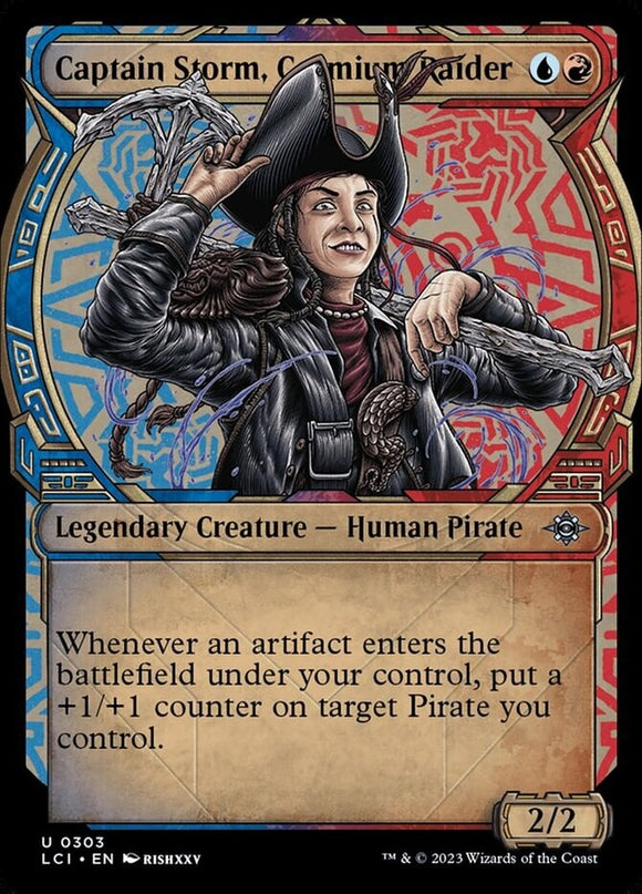 Captain Storm, Cosmium Raider - Showcase - Lost Caverns of Ixalan - English - NM