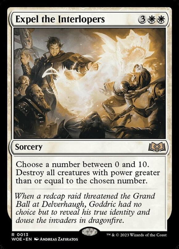 Expel the Interlopers - Wilds of Eldraine - English - NM - MTG