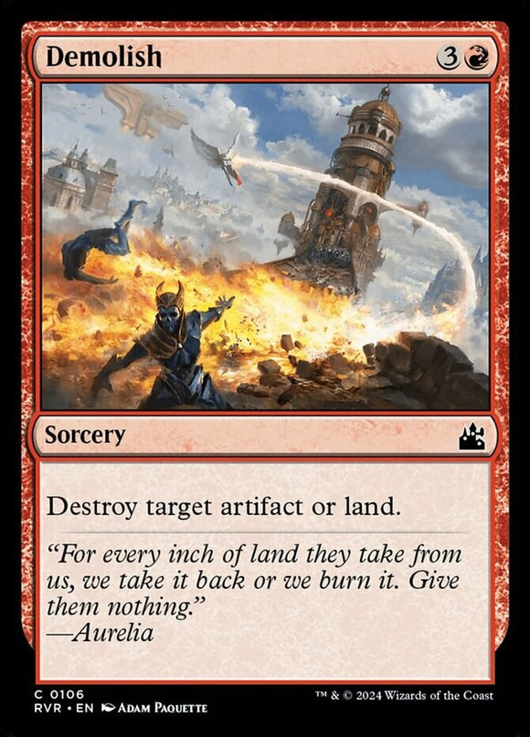 Demolish - Ravnica Remastered - English - NM - MTG