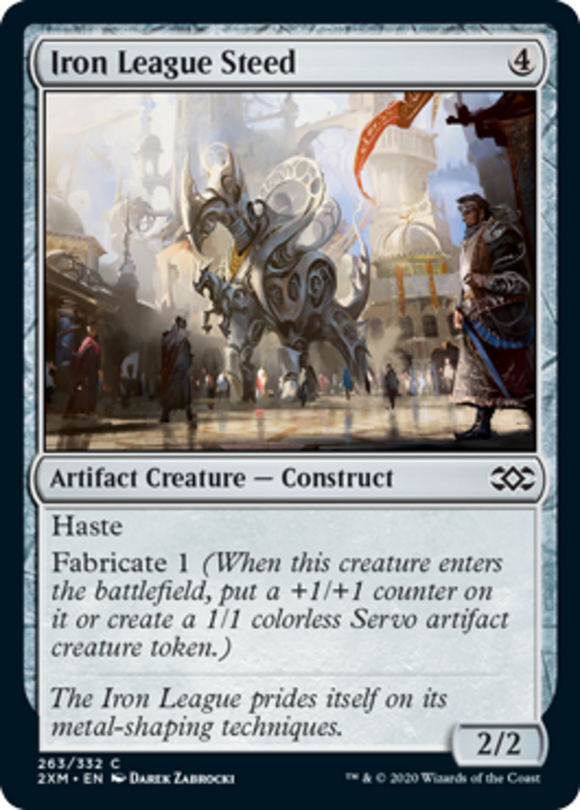 Iron League Steed - Double Masters - English - NM - MTG