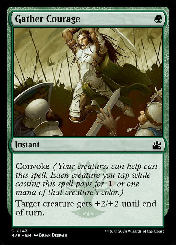 Gather Courage - Ravnica Remastered - English - NM - MTG
