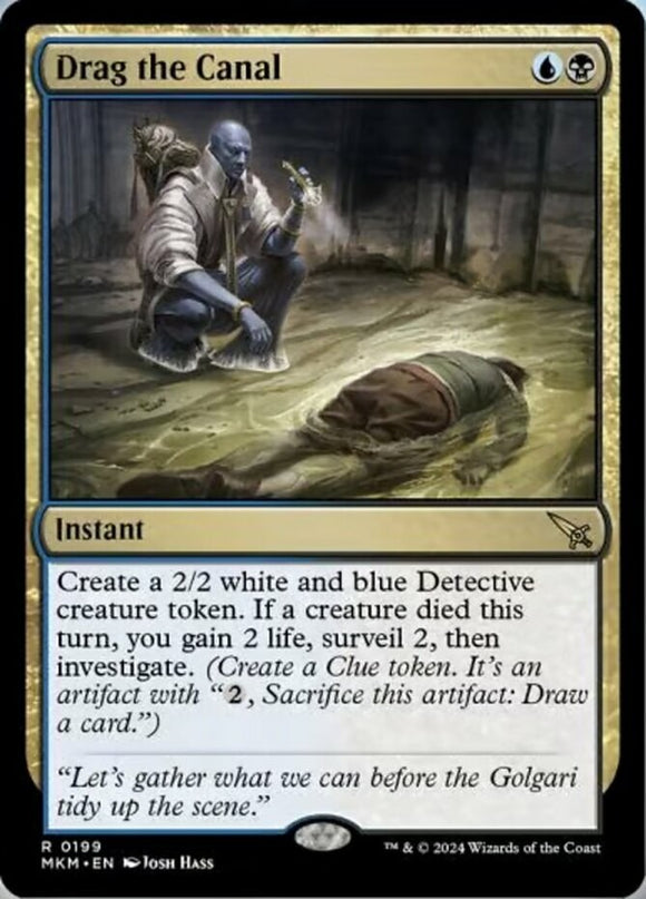 Drag the Canal - Murders at Karlov Manor - English - NM - MTG