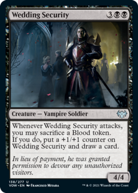 Wedding Security - Innistrad: Crimson Vow - English - NM - MTG