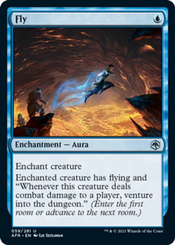 Fly - Forgotten Realms - English - NM - MTG