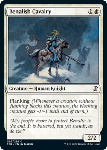 Benalish Cavalry - Time Spiral Remastered - English - NM - MTG
