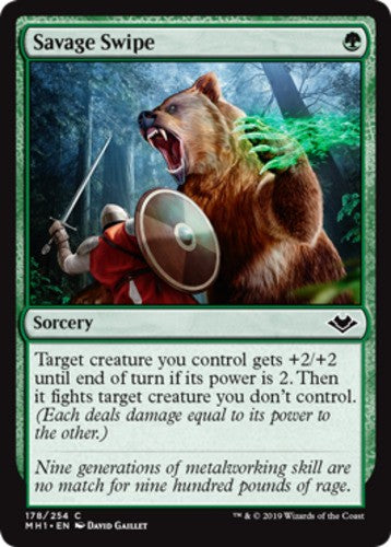Savage Swipe - Modern Horizons - English - NM - MTG