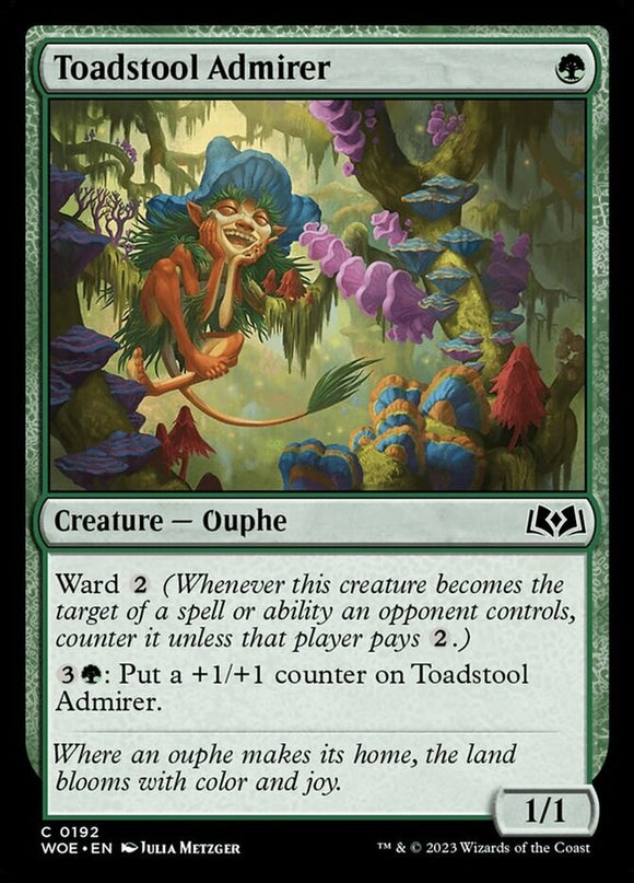 Toadstool Admirer - Wilds of Eldraine - English - NM - MTG