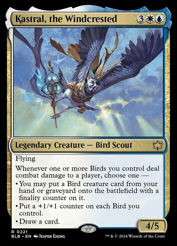 Kastral, the Windcrested - Bloomburrow - English - NM - MTG