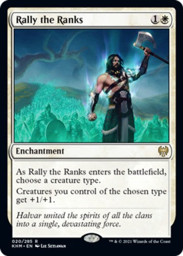 Rally the Ranks - Kaldheim - English - NM - MTG
