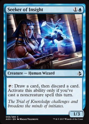 Seeker of Insight - Amonkhet - English - NM - MTG