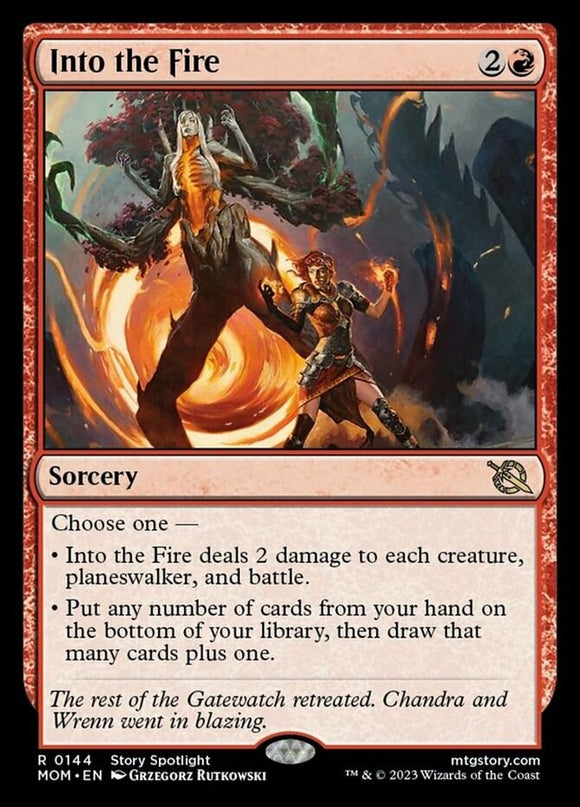 Into the Fire - March of the Machines - English - NM - MTG
