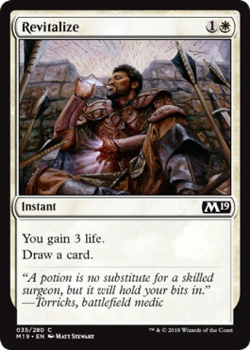 Revitalize - Core Set 2019 (M19) - English - NM - MTG