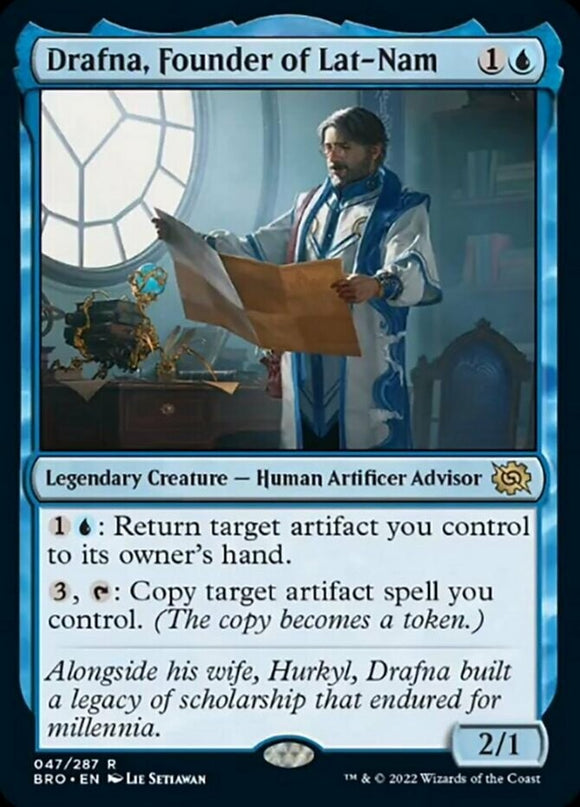 Drafna, Founder of Lat-Nam - The Brothers' War - English - NM - MTG