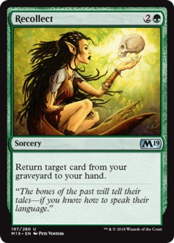 Recollect - Core Set 2019 (M19) - English - NM - MTG