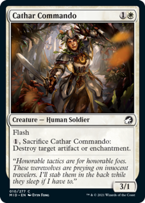 Cathar Commando - Innistrad: Midnight Hunt - English - NM - MTG