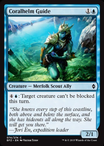 Coralhelm Guide - Battle for Zendikar - English - NM - MTG