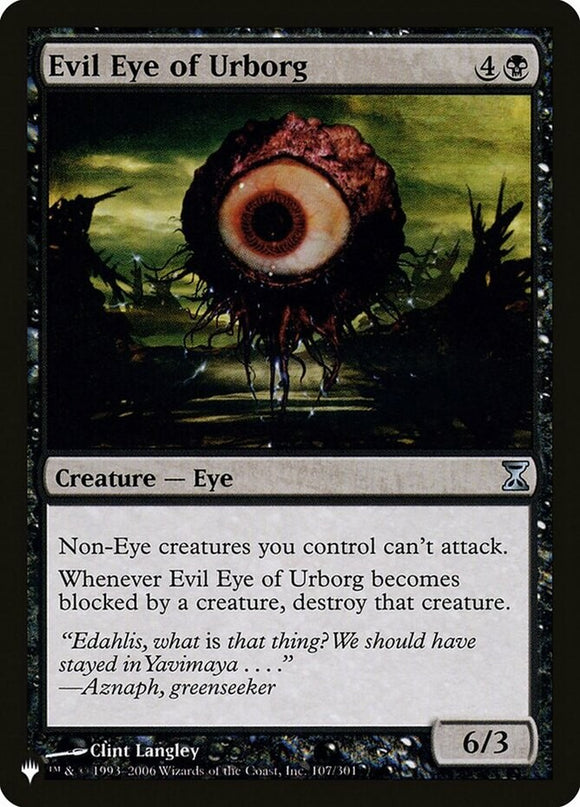 Evil Eye of Urborg - The List - The List - English - NM - MTG