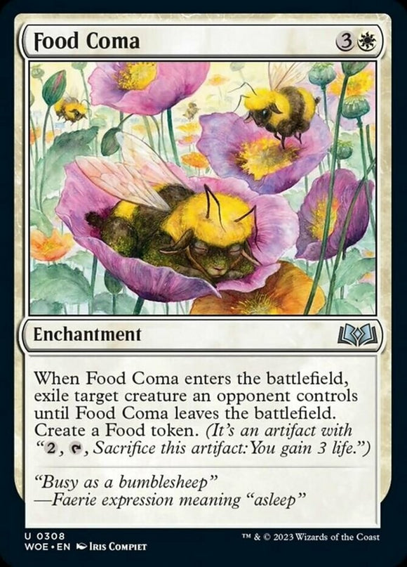 Food Coma - Wilds of Eldraine - English - NM - MTG