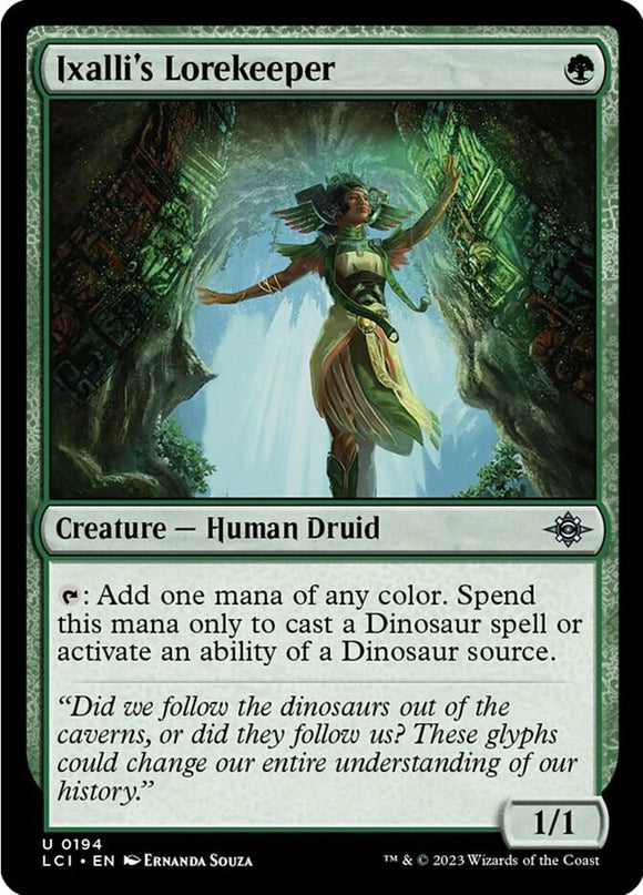 Ixalli's Lorekeeper - Lost Caverns of Ixalan - English - NM - MTG