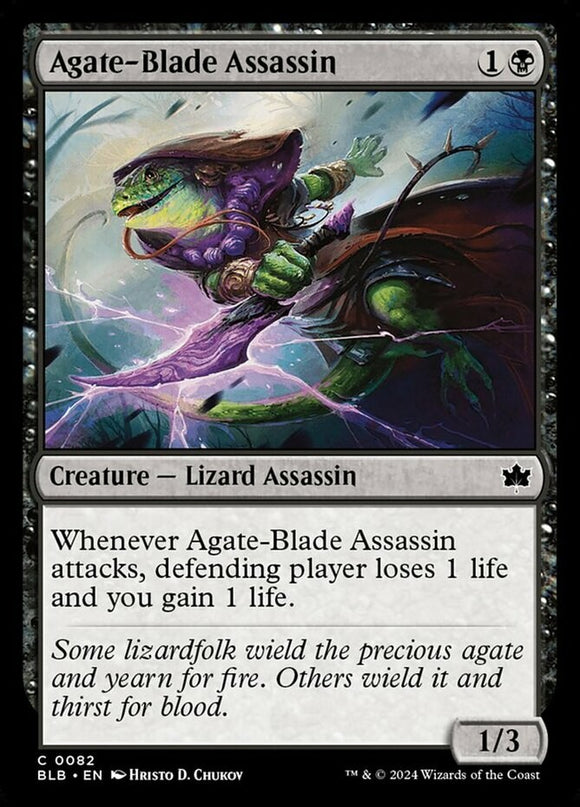 Agate-Blade Assassin - Bloomburrow - English - NM - MTG
