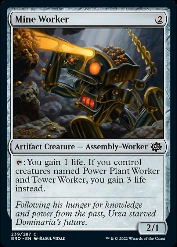 Mine Worker - The Brothers' War - English - NM - MTG