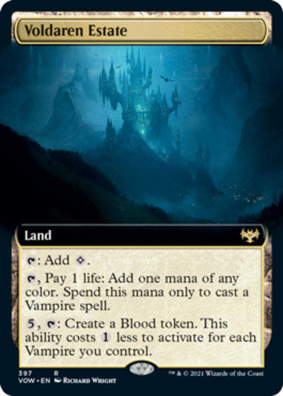 Voldaren Estate - Extended Art - Innistrad: Crimson Vow - English - NM - MTG