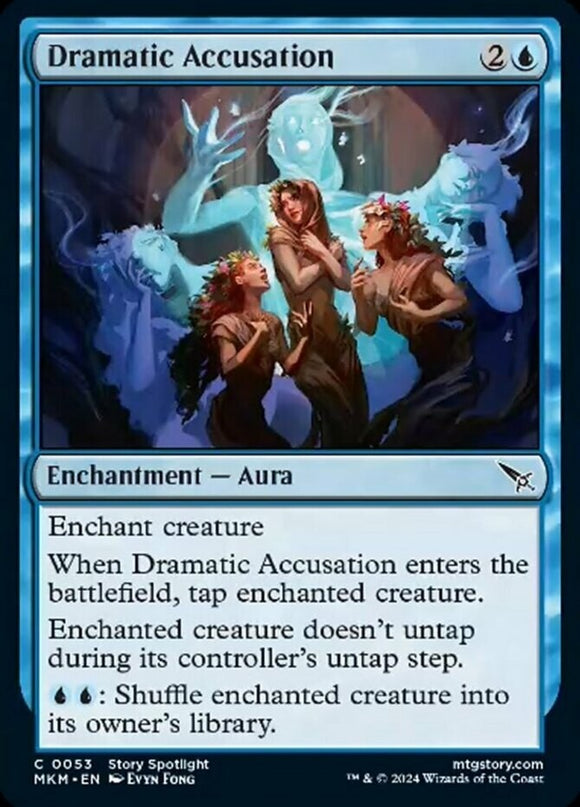 Dramatic Accusation - Murders at Karlov Manor - English - NM - MTG