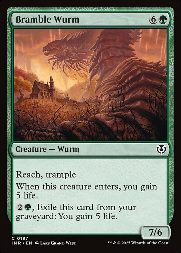 Bramble Wurm - Innistrad Remastered - English - NM - MTG
