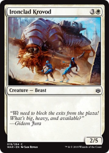 Ironclad Krovod - War Of The Spark - English - NM - MTG