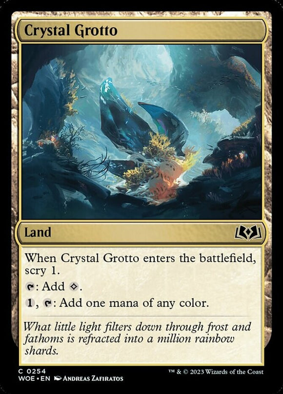 Crystal Grotto - Wilds of Eldraine - English - NM - MTG