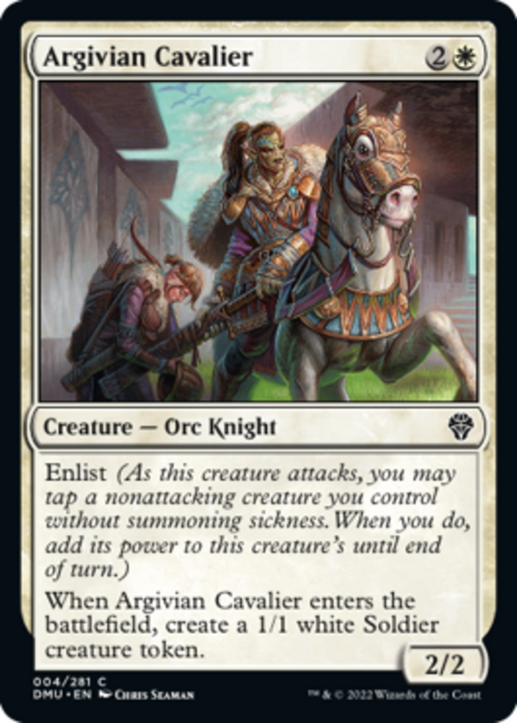 Argivian Cavalier - Dominaria United - English - NM - MTG