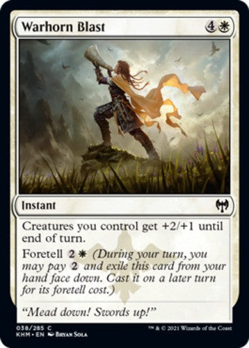 Warhorn Blast - Kaldheim - English - NM - MTG