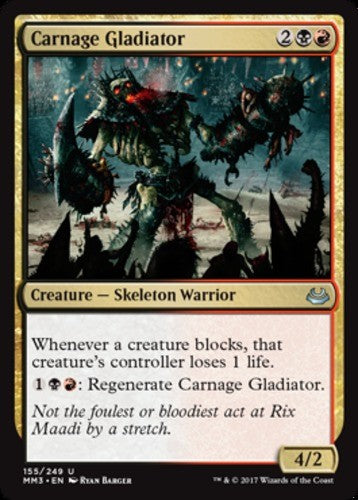 Carnage Gladiator - Modern Masters 2017 - English - NM - MTG