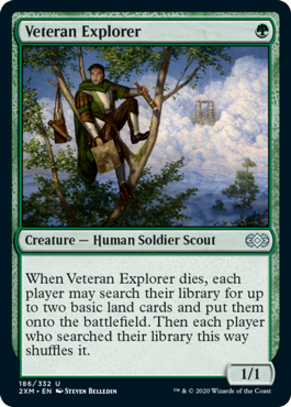 Veteran Explorer - Double Masters - English - NM - MTG