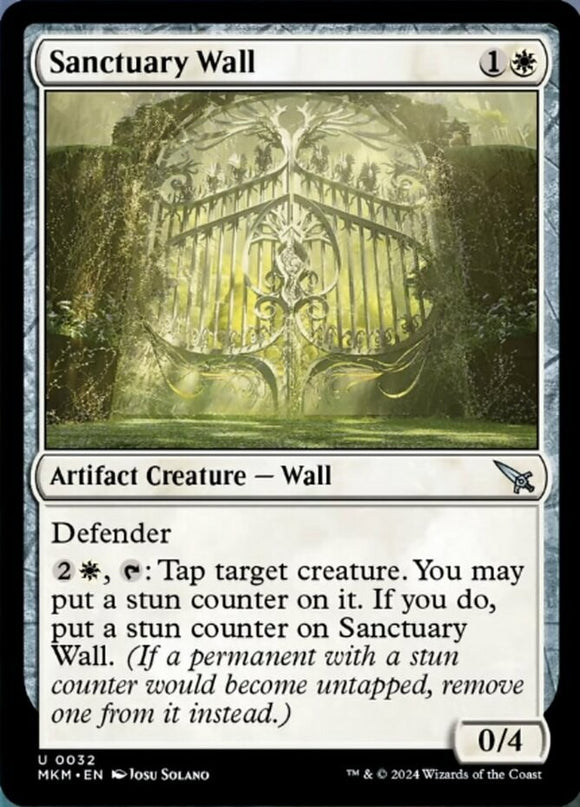 Sanctuary Wall - Murders at Karlov Manor - English - NM - MTG