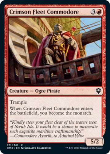 Crimson Fleet Commodore - Commander Legends - English - NM - MTG