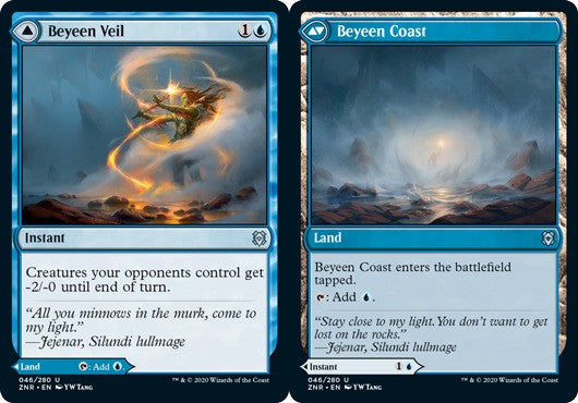 Beyeen Veil // Beyeen Coast - Zendikar Rising - English - NM - MTG