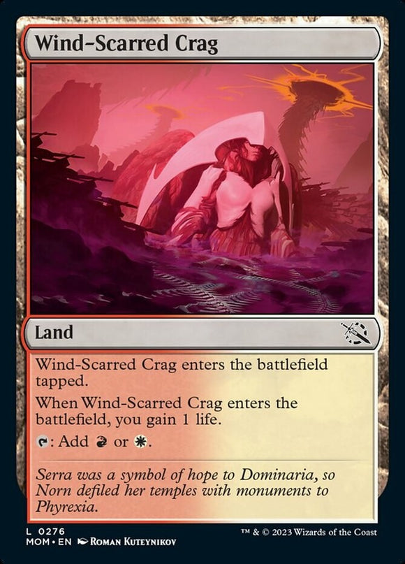 Wind-Scarred Crag - March of the Machines - English - NM - MTG