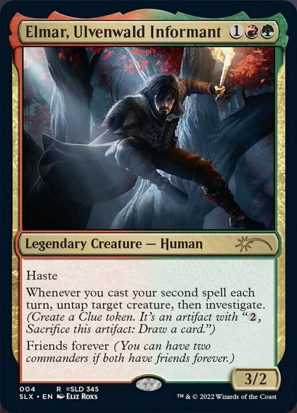 Elmar, Ulvenwald Informant - The List - English - NM - MTG