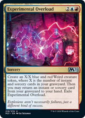 Experimental Overload - Core Set 2021 (M21) - English - NM - MTG