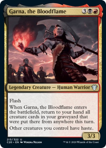 Garna, the Bloodflame - Commander 2020 - English - NM - MTG