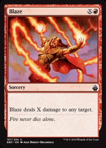 Blaze - Battlebond - English - NM - MTG