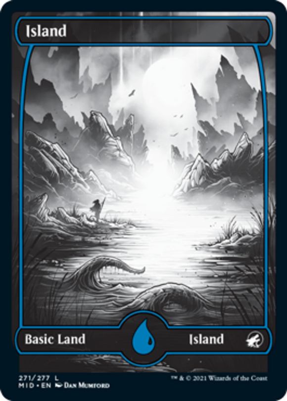 Island (271) - Innistrad: Midnight Hunt - English - NM - MTG