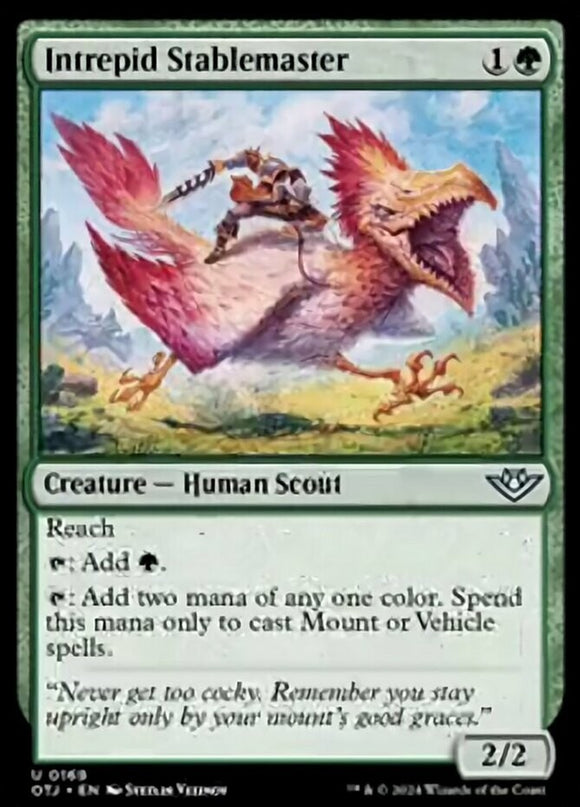 Intrepid Stablemaster - Outlaws of Thunder Junction - English - NM - MTG
