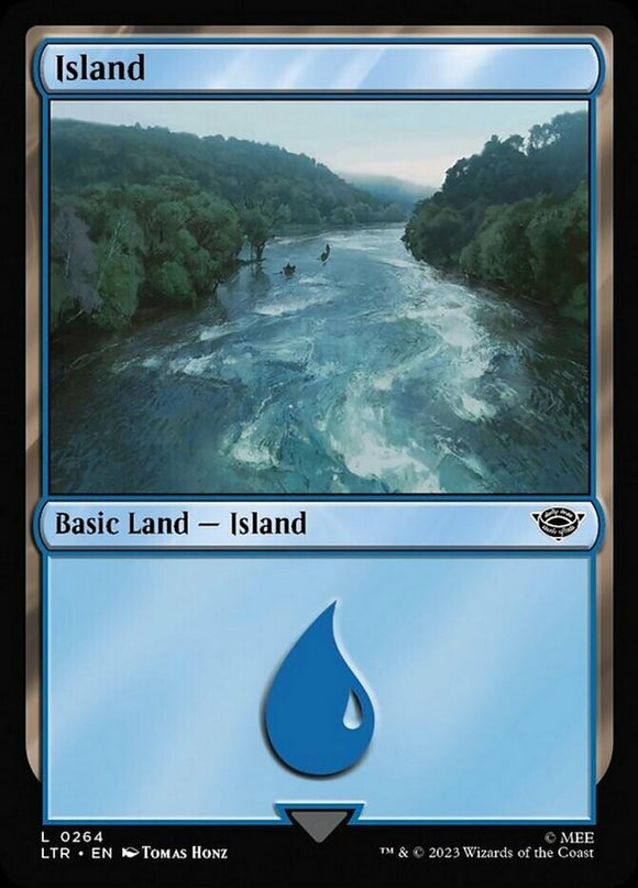 Island (0264) - Lord of the Rings - English - NM - MTG
