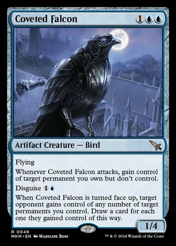 Coveted Falcon - Murders at Karlov Manor - English - NM - MTG