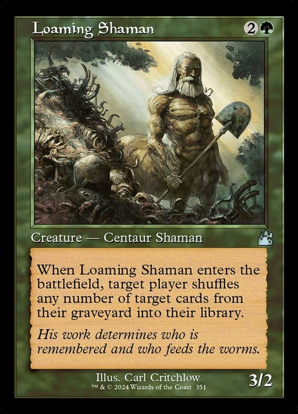 Loaming Shaman - Retro Frame - Ravnica Remastered - English - NM - MTG
